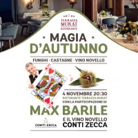 Magia d’autunno in Terrazza Murat: a cena con Max Barile